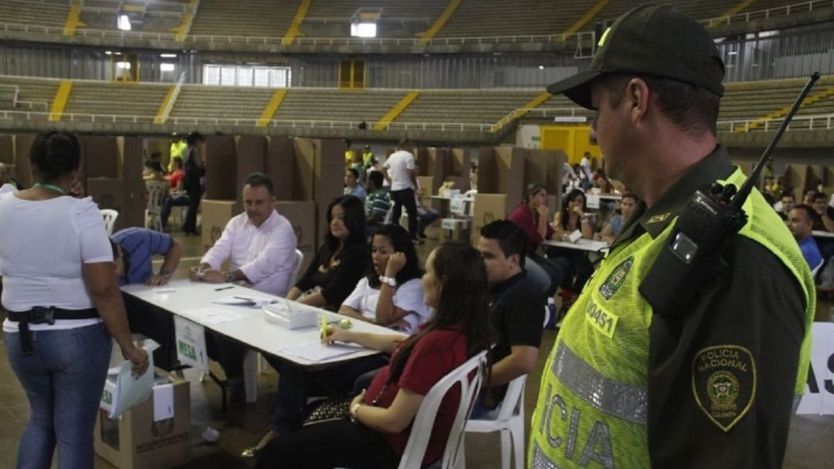 Más de tres mil policías y 30 fiscales vigilarán elecciones en Cali