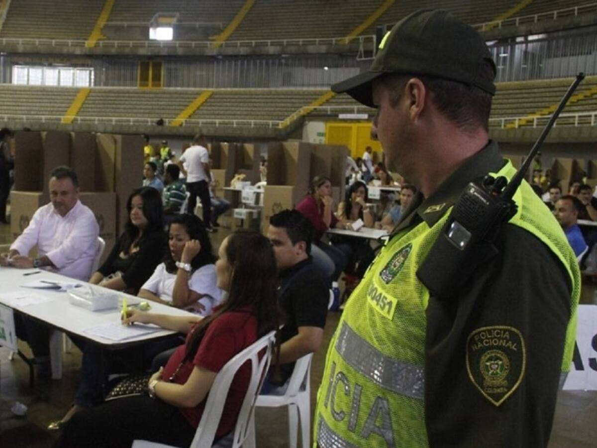Más de tres mil policías y 30 fiscales vigilarán elecciones en Cali