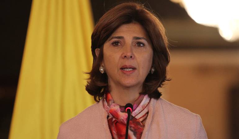 María Ángela Holguín, canciller de Colombia.