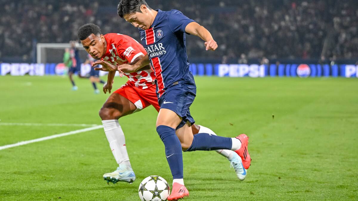 Yaser Asprilla y Jhon Solís debutaron en Champions: derrota del Girona en casa del PSG