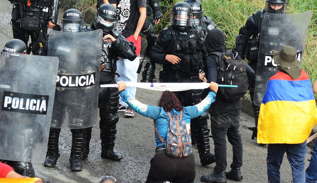 Paro Nacional en Cali / Colprensa