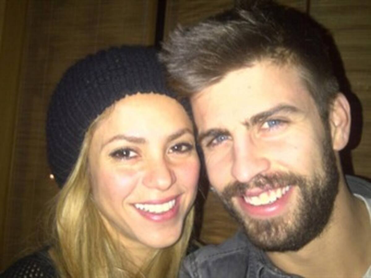 Shakira presume de los 'ojitos azules' de Gerard Piqué