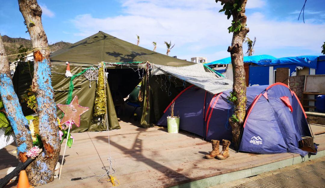 Santa Catalina golpeada por el huracán Iota