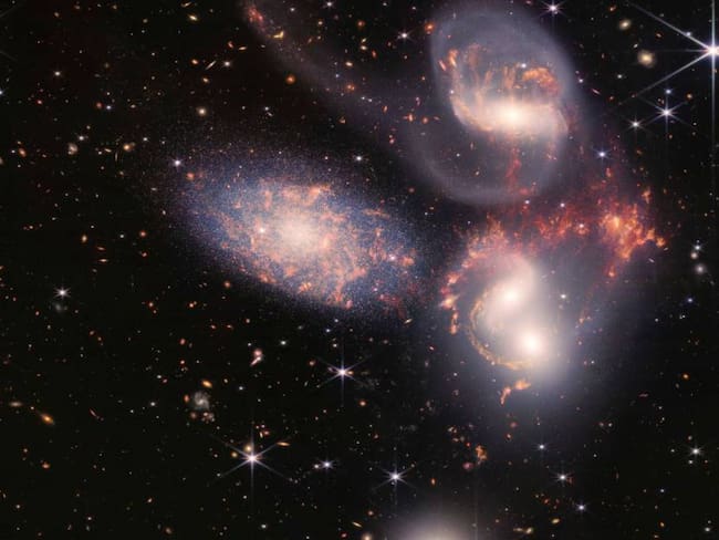 Imágenes reveladas por el telescopio James Webb. Foto: Getty