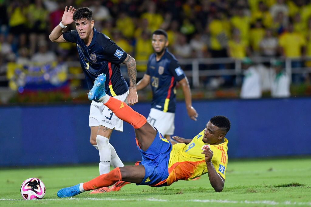 Jhon Córdoba con la Selección Colombia - Getty Images