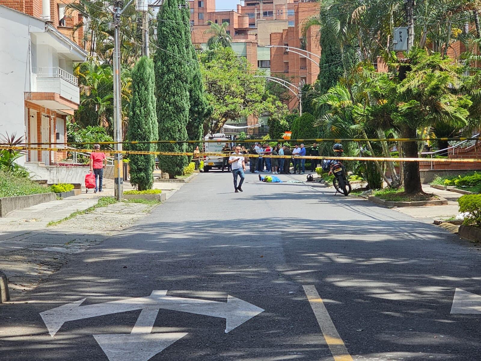 El policía fue asesinado en medio de un intercambio de disparos, cuando intentó evitar un hurto. Foto: Denuncias Antioquia.