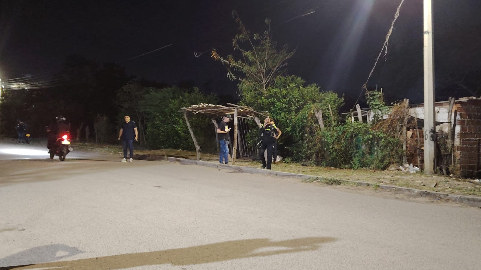 Ataque con granada en el barrio La Ínsula / Foto: Cortesía