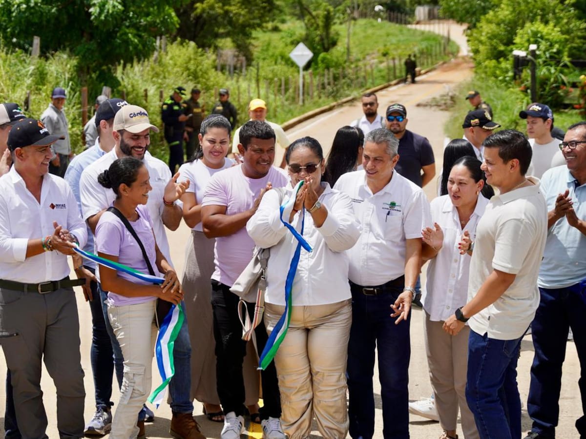 Montelíbano-El Anclar: nueva vía pavimentada impulsa desarrollo en el San Jorge cordobés
