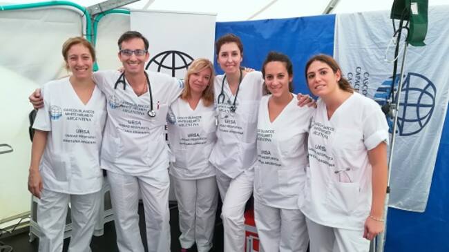 Equipo medico argentino que atenderá a emigrantes venezolanos en Cúcuta
