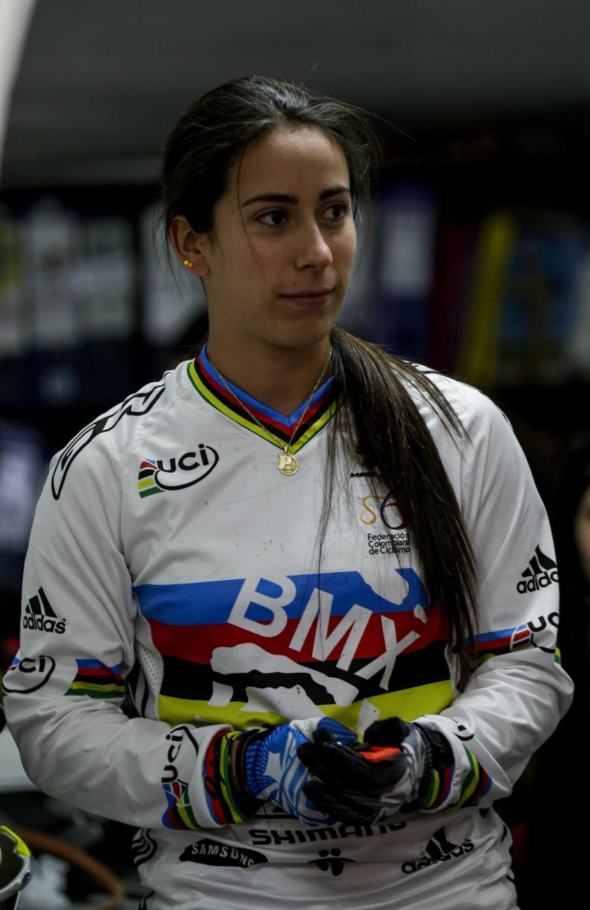La medallista olímpica y campeona mundial y Carlos Maio Oquendo estuvieron presentes en el Festival de Verano 2014 que estuvo pasado por lluvia.