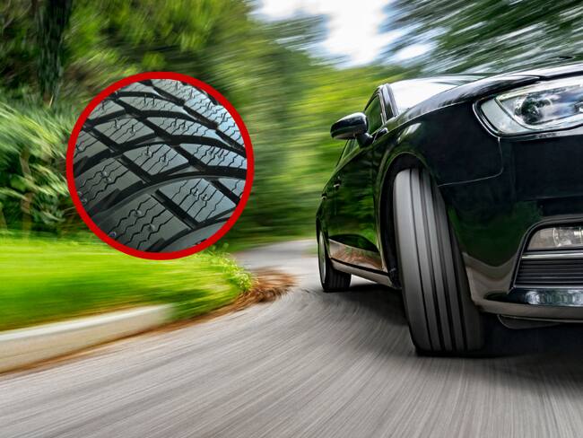 Carro a toda velocidad / llanta de carro // Getty Images