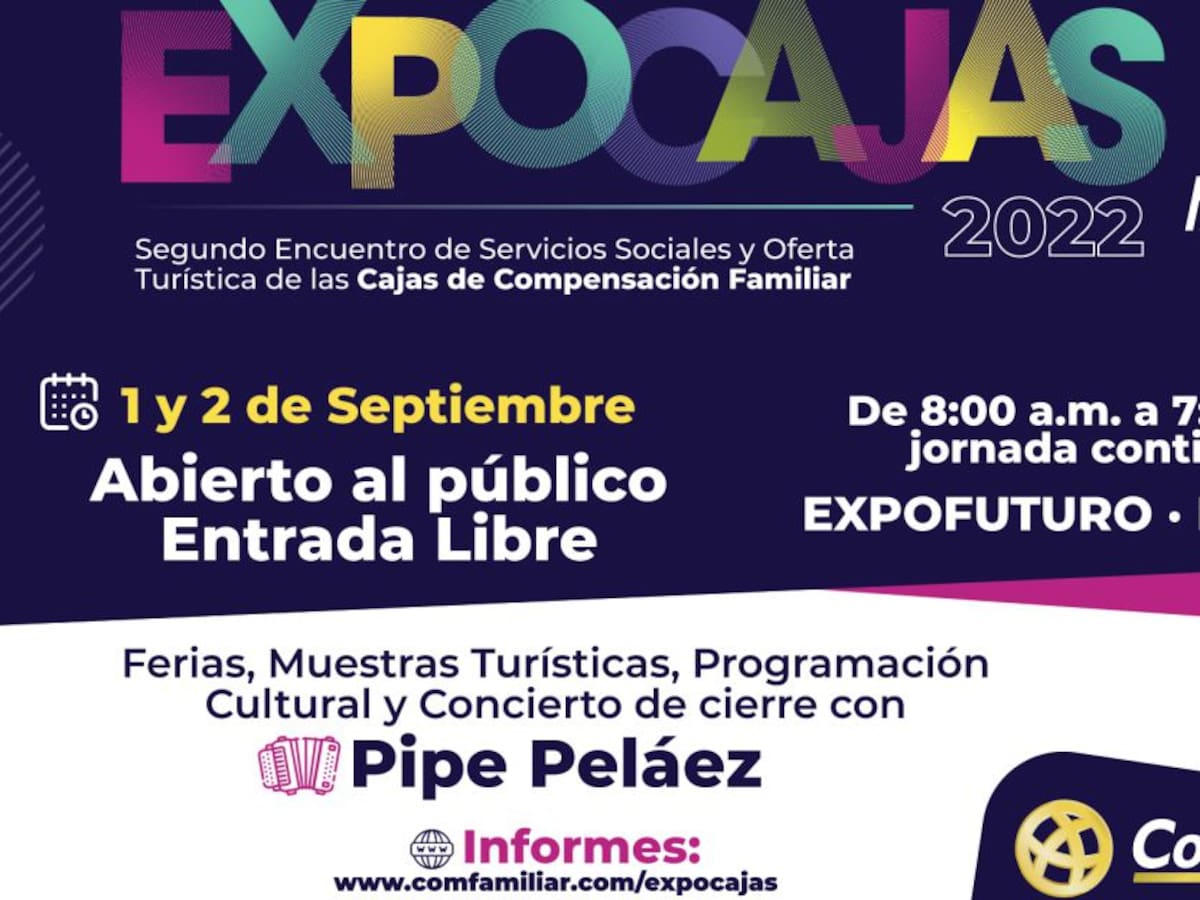 Expocajas llega a Pereira este 1 y 2 de septiembre