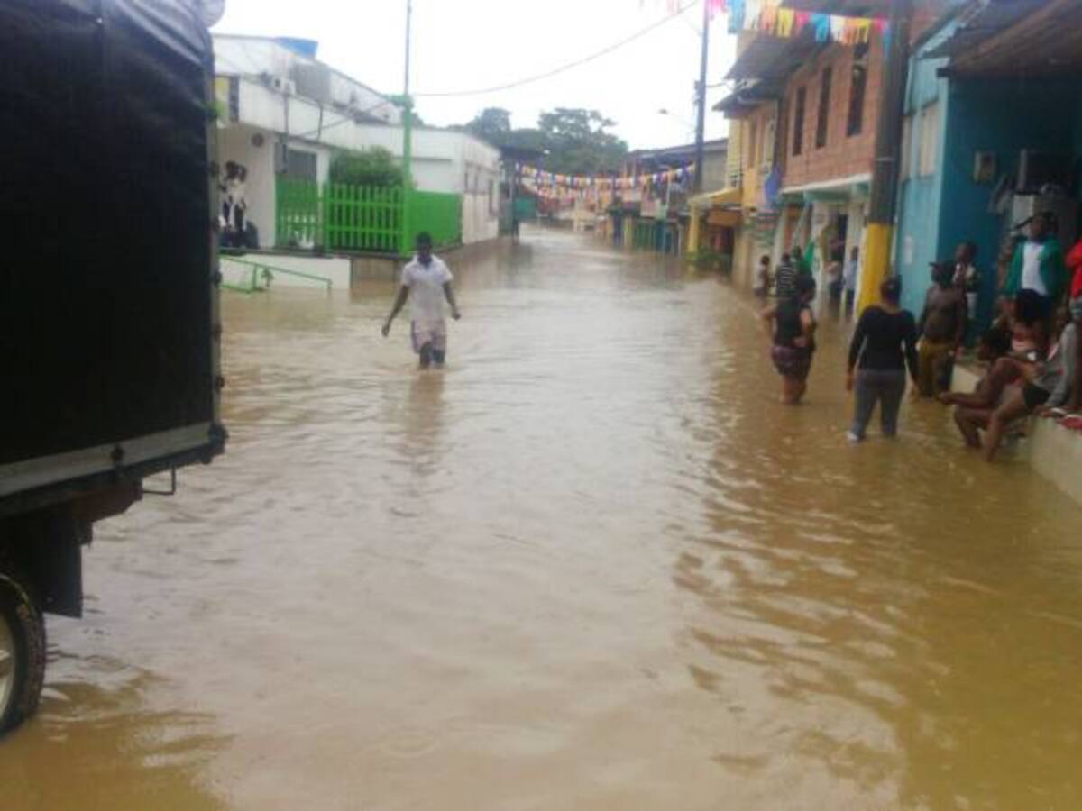 Cerca de 2.000 familias damnificadas por las lluvias en Chocó