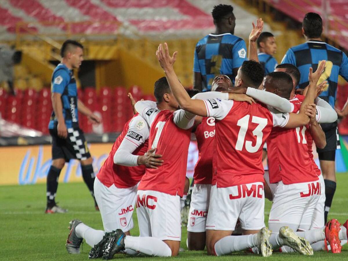 Santa Fe ganó en su casa y subió a la segunda posición de la Liga