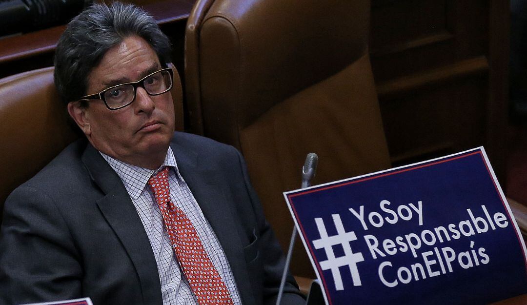 Ministro de Hacienda, Alberto Carrasquilla.