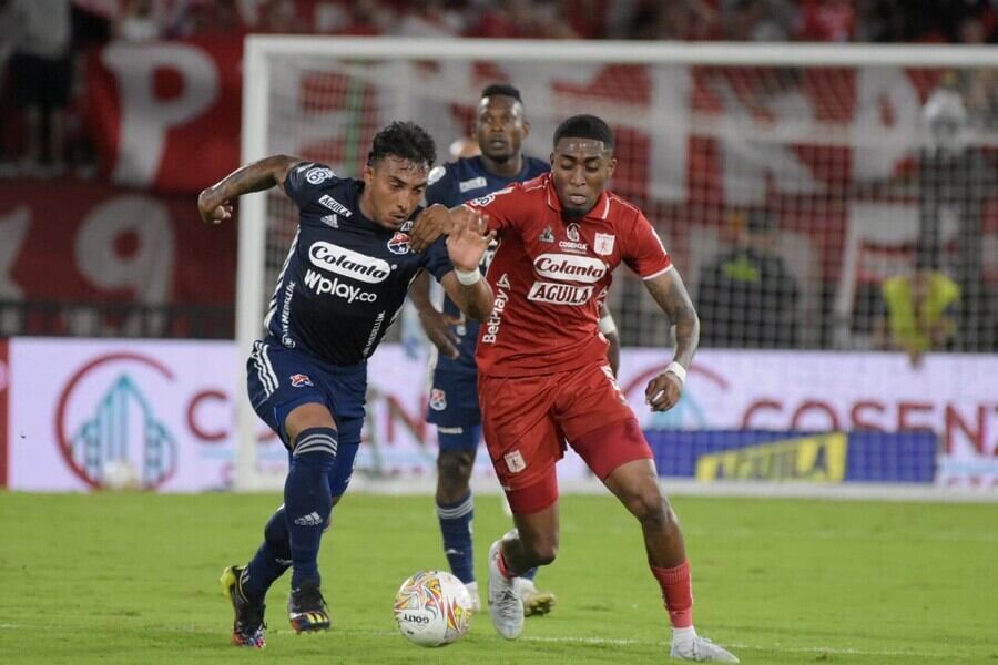 Medellín y América de Cali enfrentados por el juego de ida de los cuadrangulares semifinales de la Liga Colombiana / Colprensa