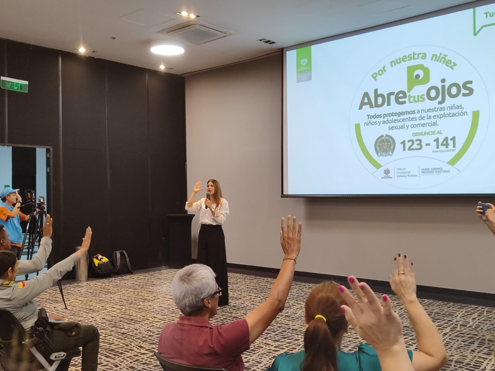 Abre tus Ojos, la campaña para prevenir actos de explotación sexual a menores en Bucaramanga.