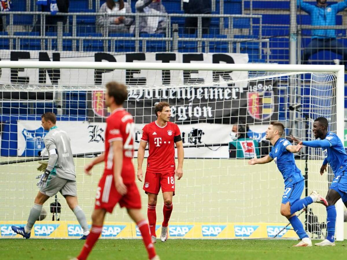 Hoffenheim puso fin a una racha del Bayern Munich de 294 días sin perder