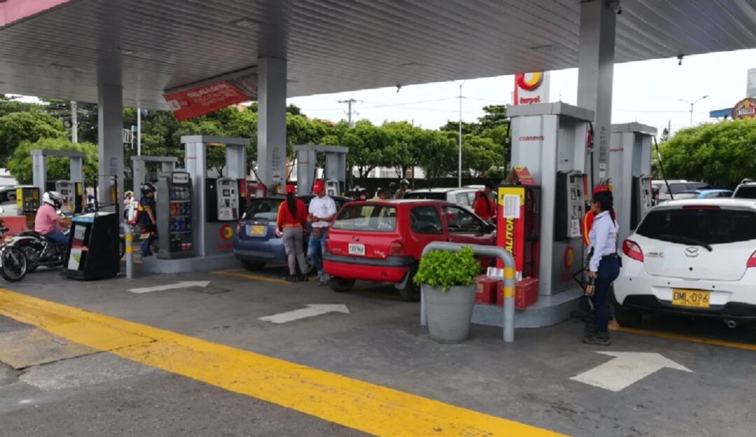 Estaciones de combustible