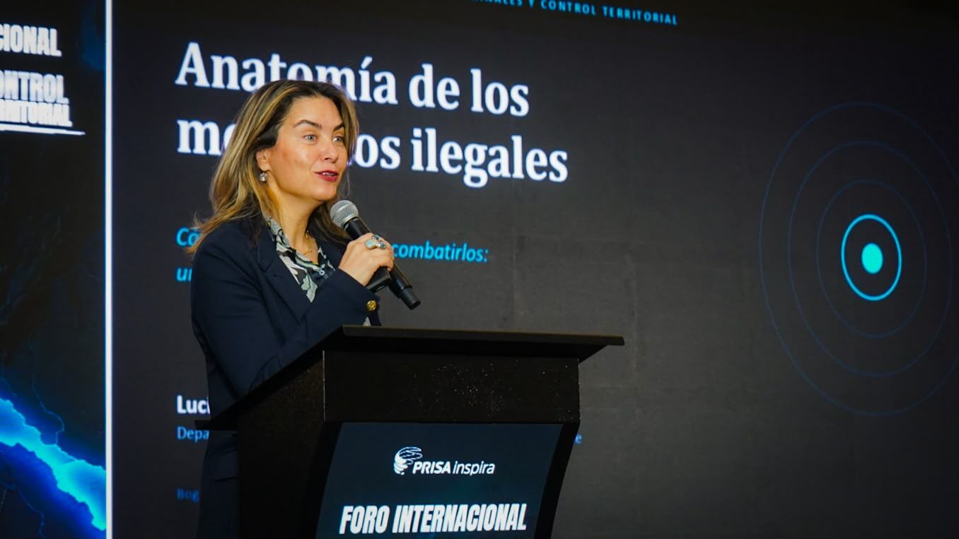 Lucía Dammert hizo un análisis profundo de los mercados ilegales (Foto - Caracol Radio)