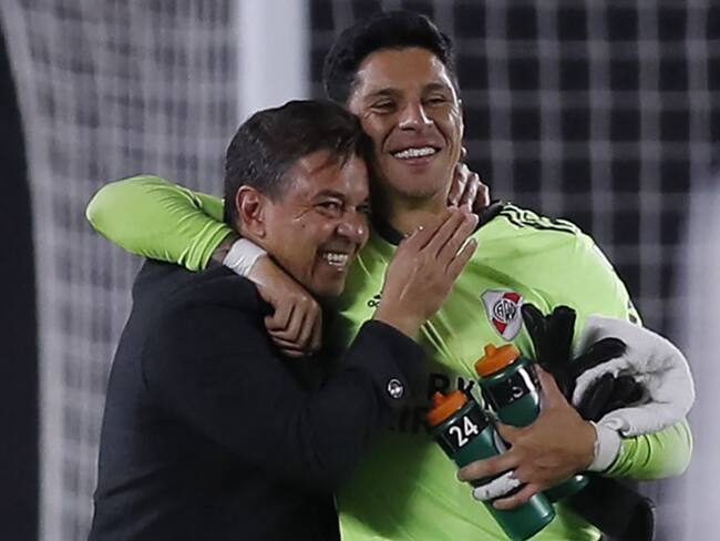 Enzo Pérez y Marcelo Gallardo