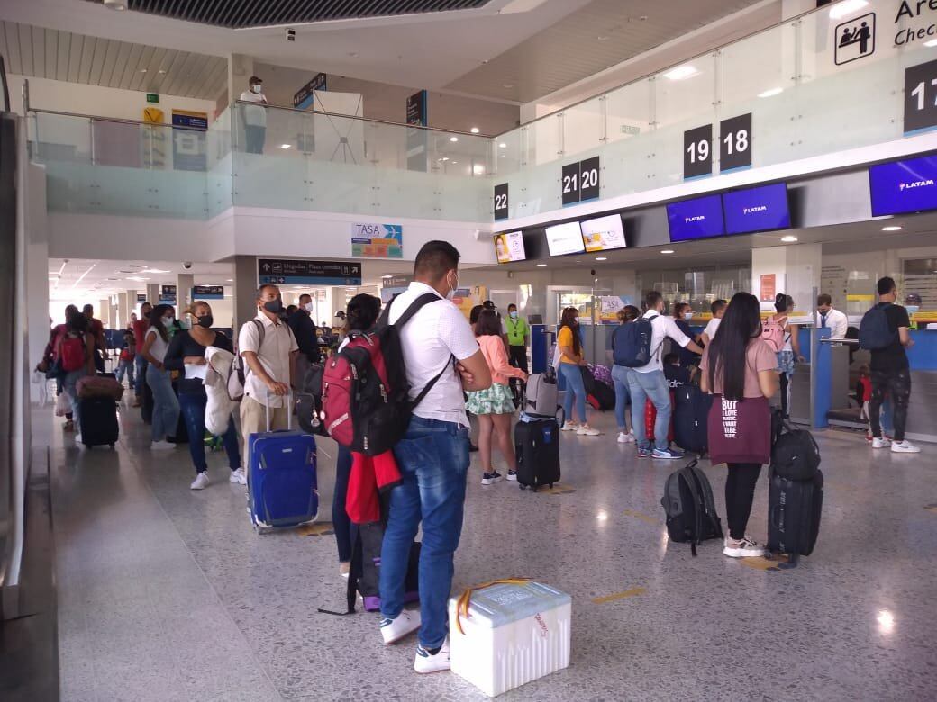 Sala del aeropuerto Los Garzones de Montería.