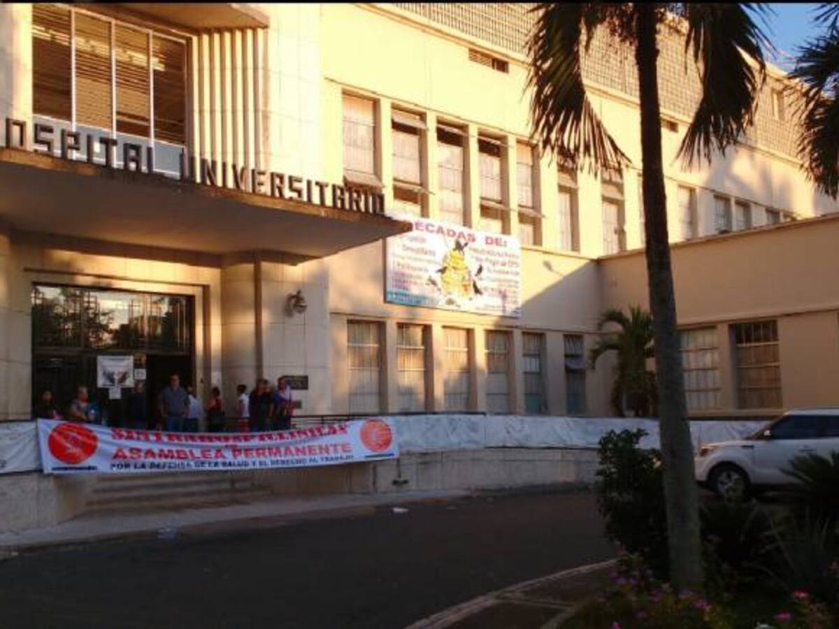 En estado de alerta se declararon trabajadores del HUV hoy bajo Ley 550
