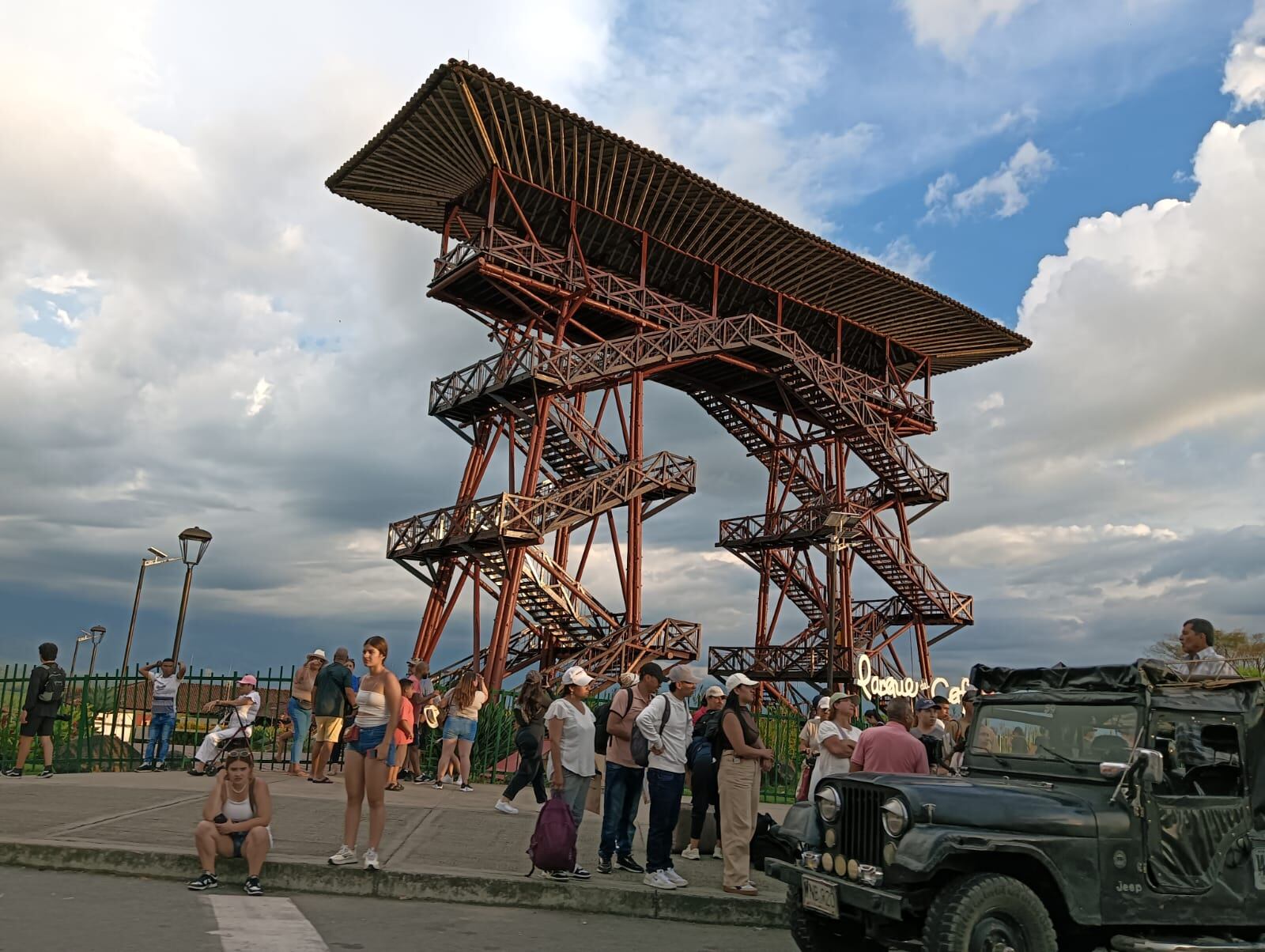 El Parque del Café en Montenegro, Quindío, el más visitado en semana santa. Foto: Adrián Trejos