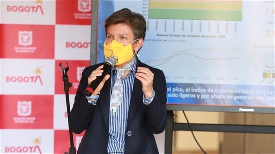 Alcaldesa de Bogotá, Claudia López. Foto: Colprensa