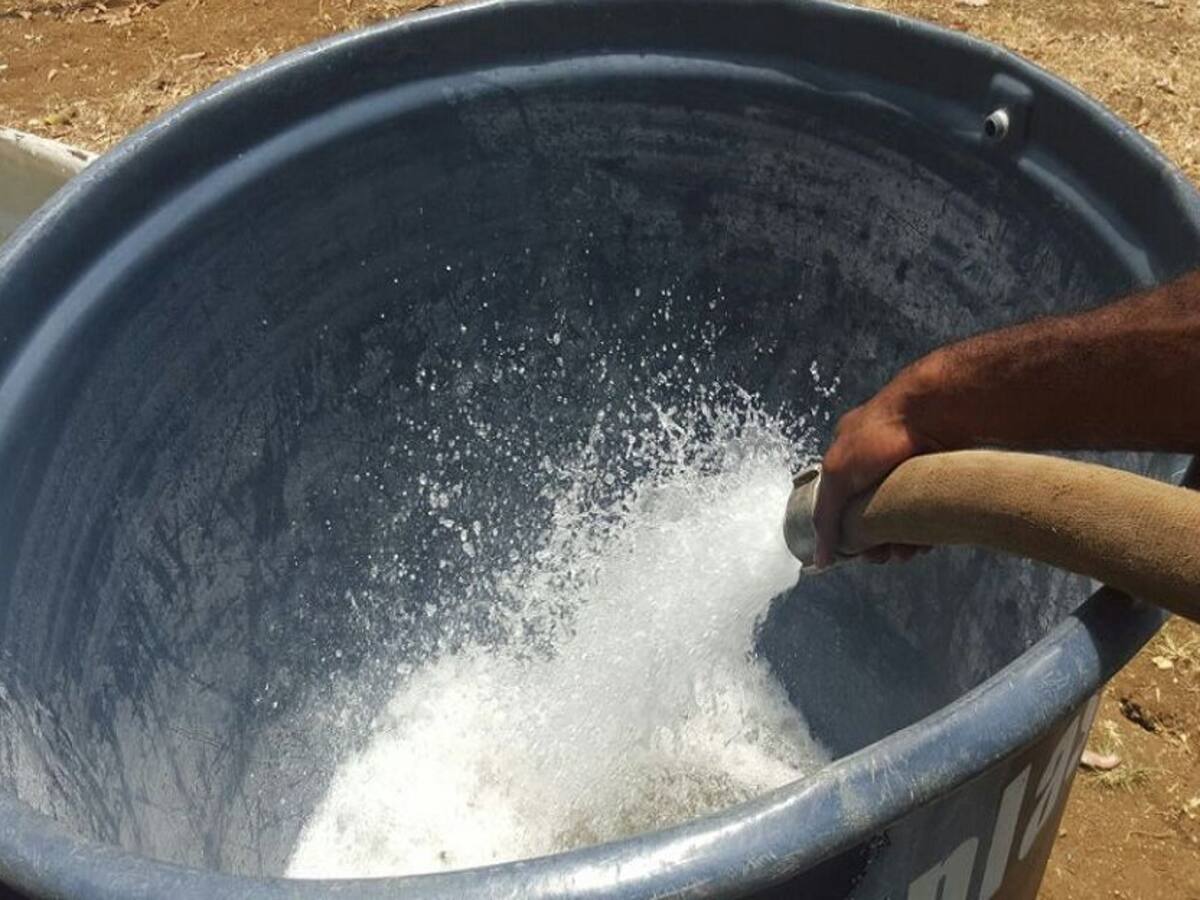 Siete departamentos del país presentan desabastecimiento de agua