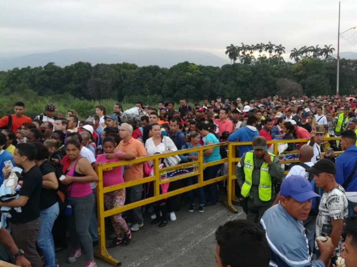 Aumentó el paso de venezolanos a Cúcuta por manifestaciones en Venezuela