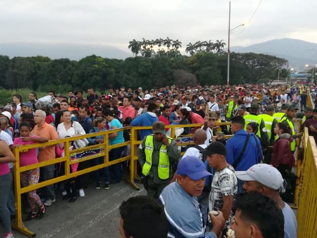 Aumentó el paso de venezolanos a Cúcuta por manifestaciones en Venezuela