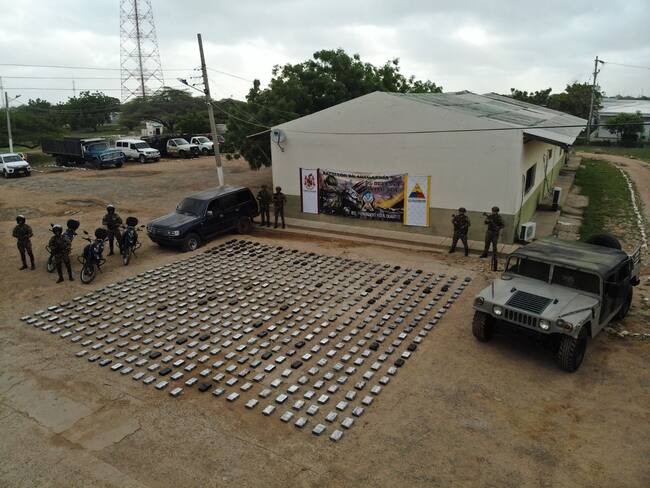 Incautación de droga en La Guajira./ Foto: Ejército Nacional