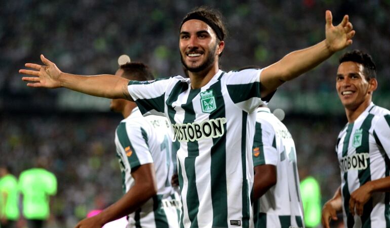 Sebastián Pérez, volante de Atlético Nacional 