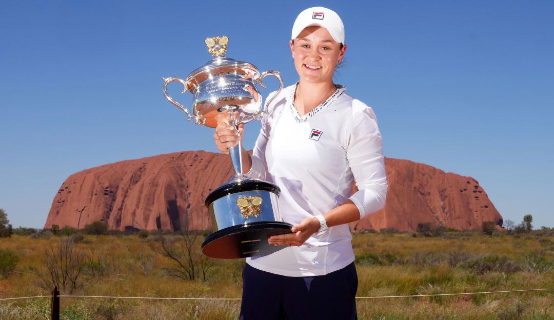 Ashleigh Barty ganó este año su primer y único título del Abierto de Australia.