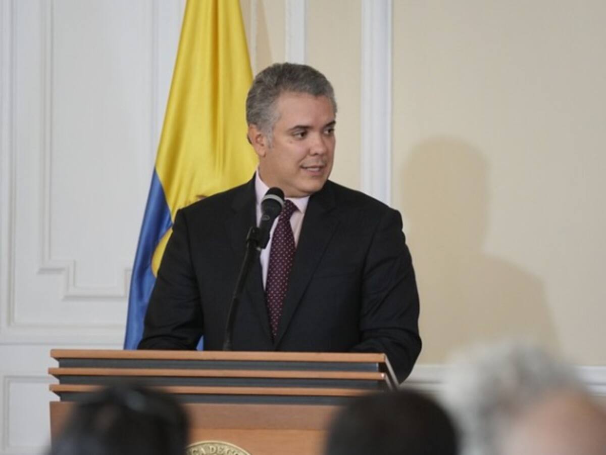 Duque: La protesta social en Colombia es un derecho y hay que respetarlo