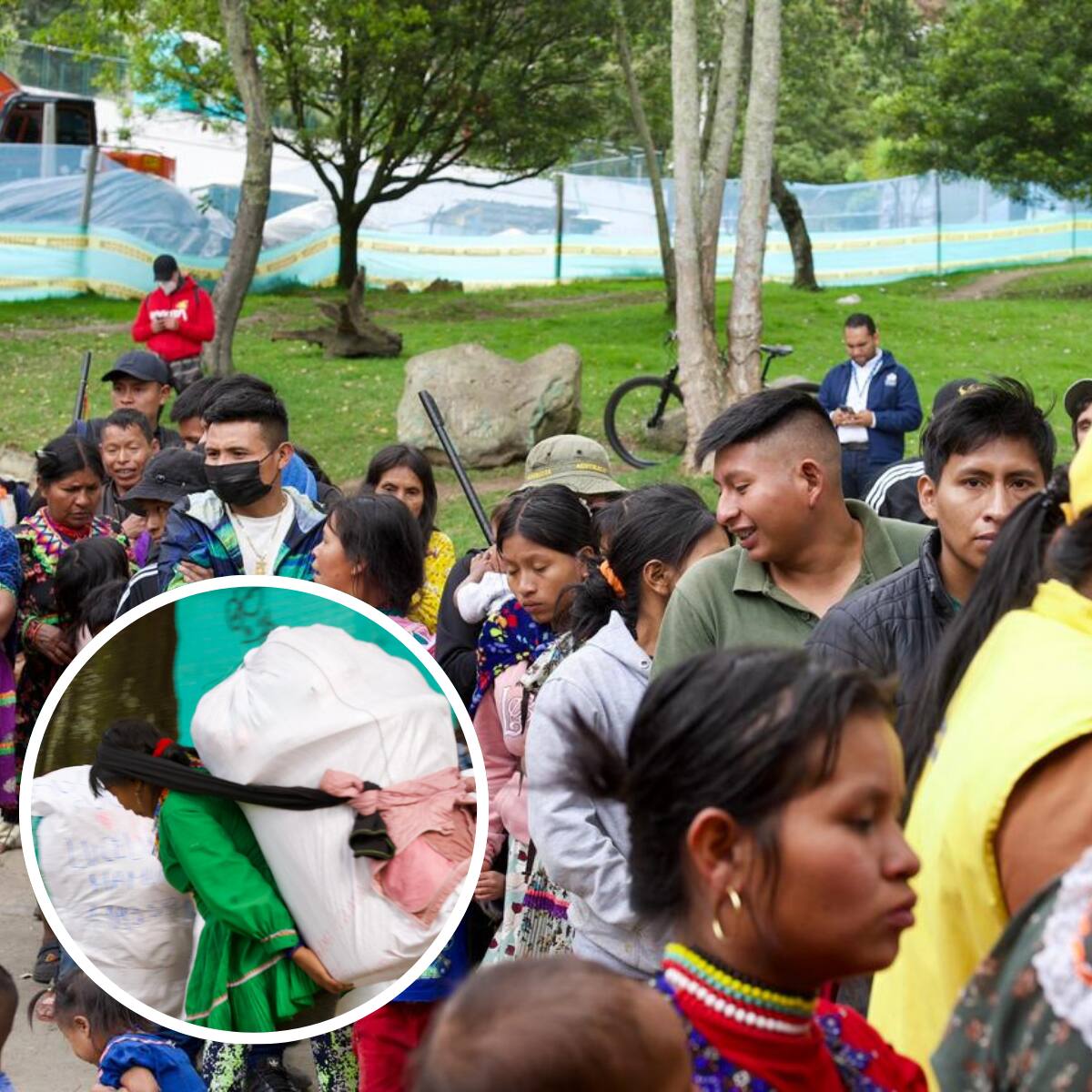Más de 1.600 indígenas Emberá retornan a Risaralda y Chocó desde la ciudad de Bogotá
