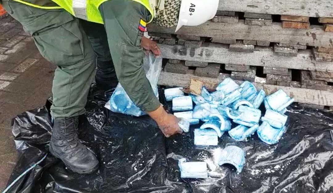 Incautaron 306 kilos de clorhidrato de cocaína en el puerto de Cartagena