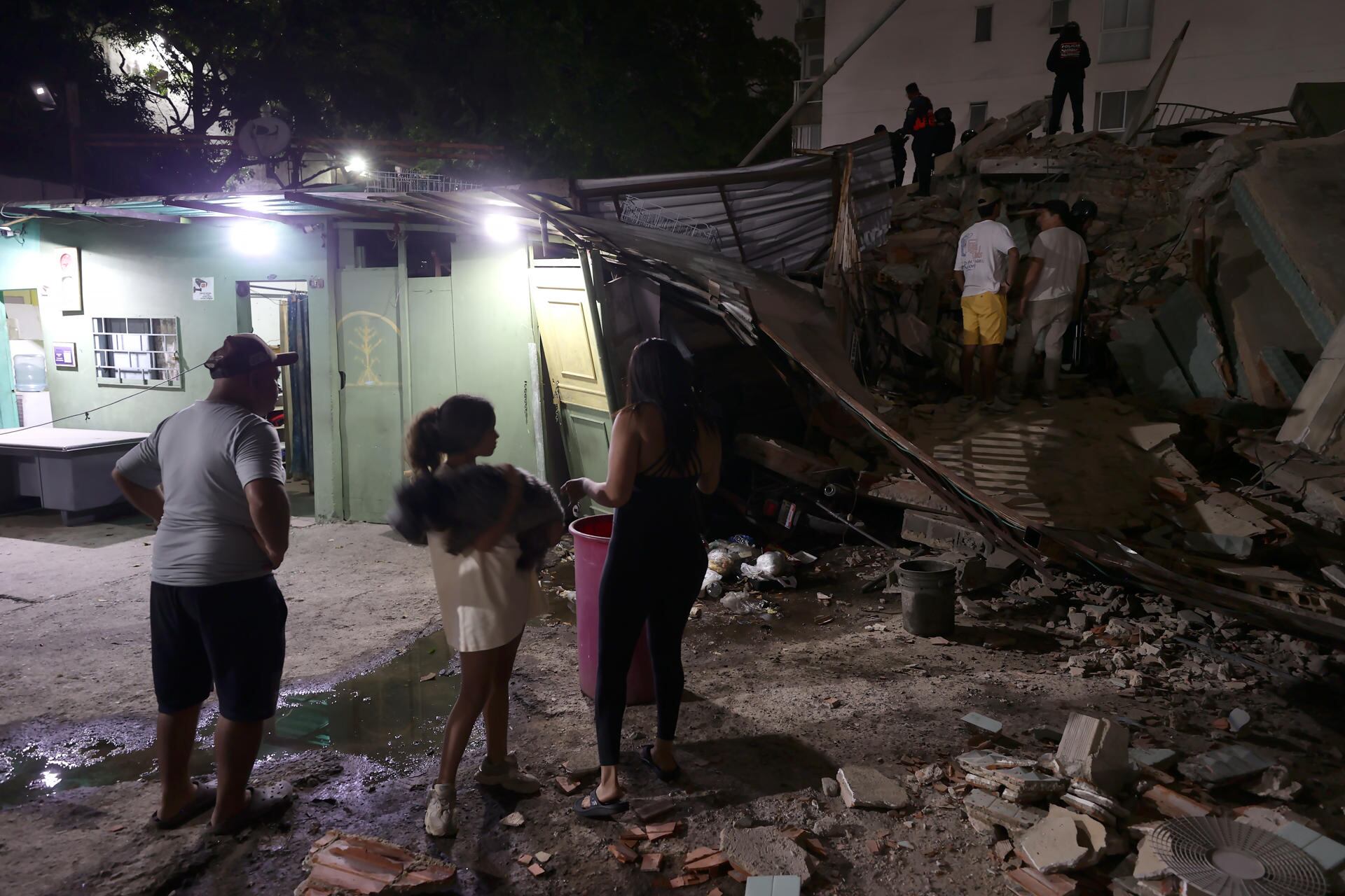 Viviendas colapsaron por terremoto en Venezuela junio 24 de 2026. Foto: EFE.
