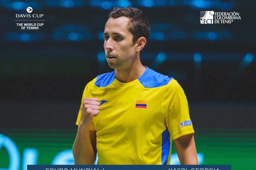 Daniel Galán, tenista santandereano / Fedecoltenis.