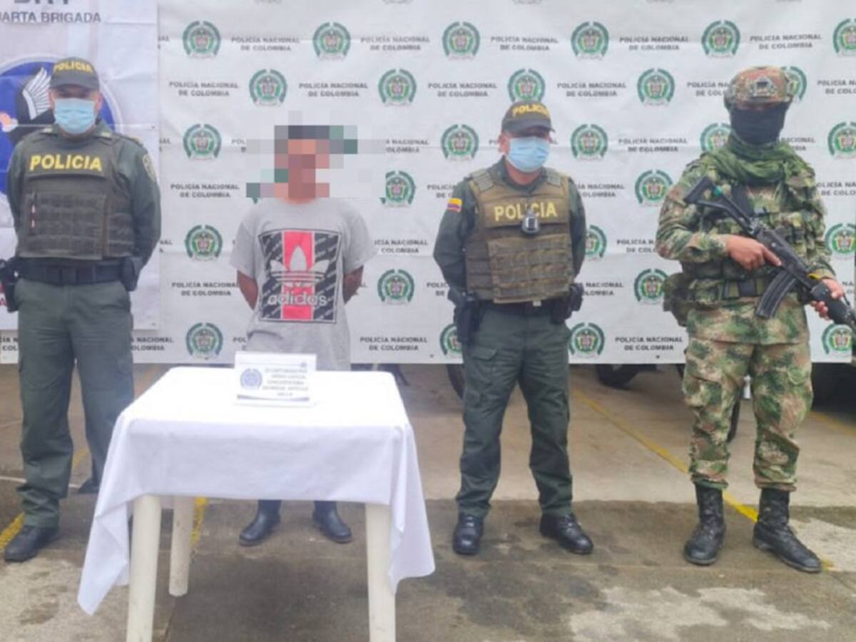 A la cárcel presunto jefe de sicarios del Clan del Golfo en Antioquia