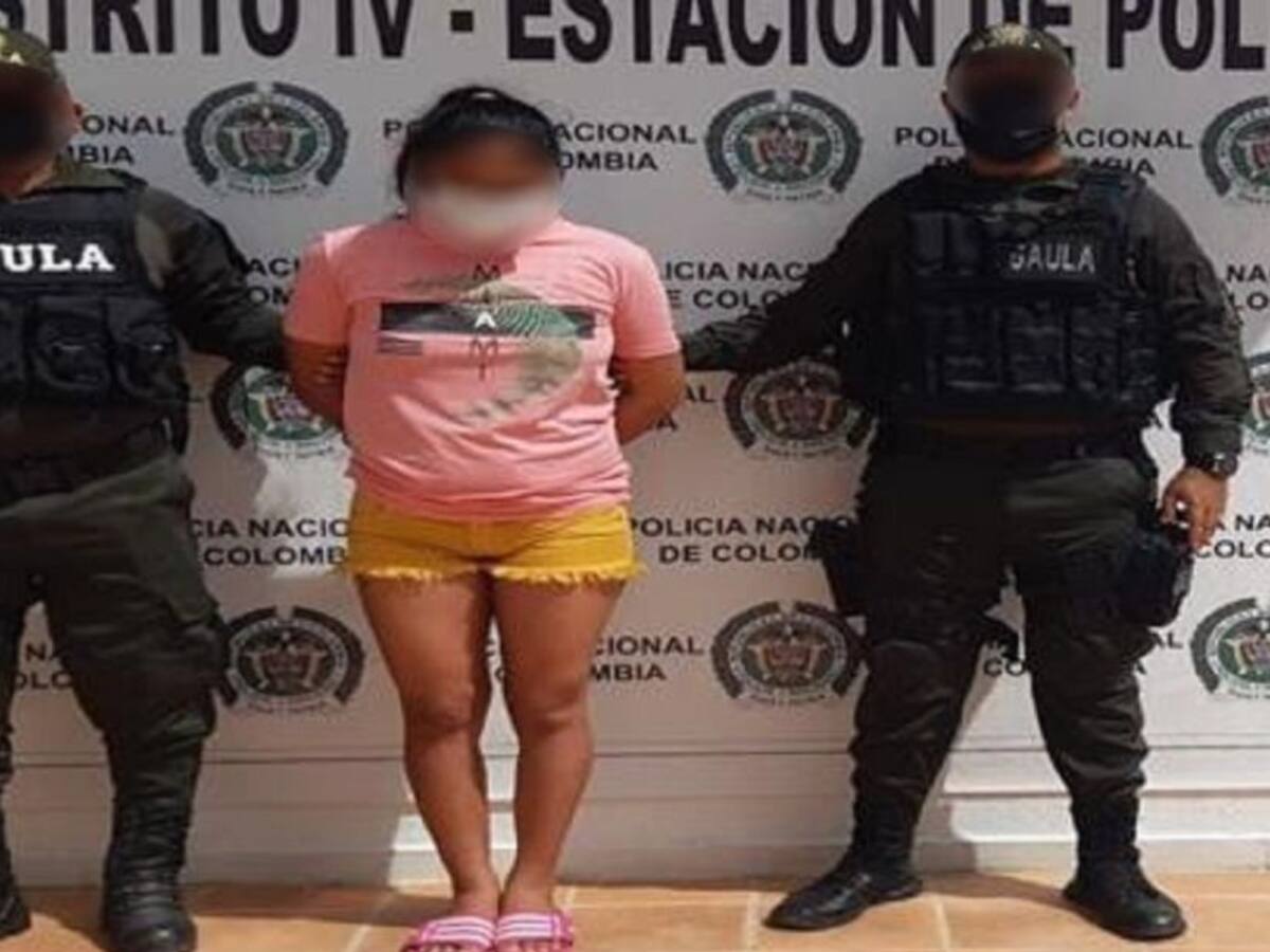 Capturaron a ‘Irma’ por extorsión a comerciantes en Cartagena