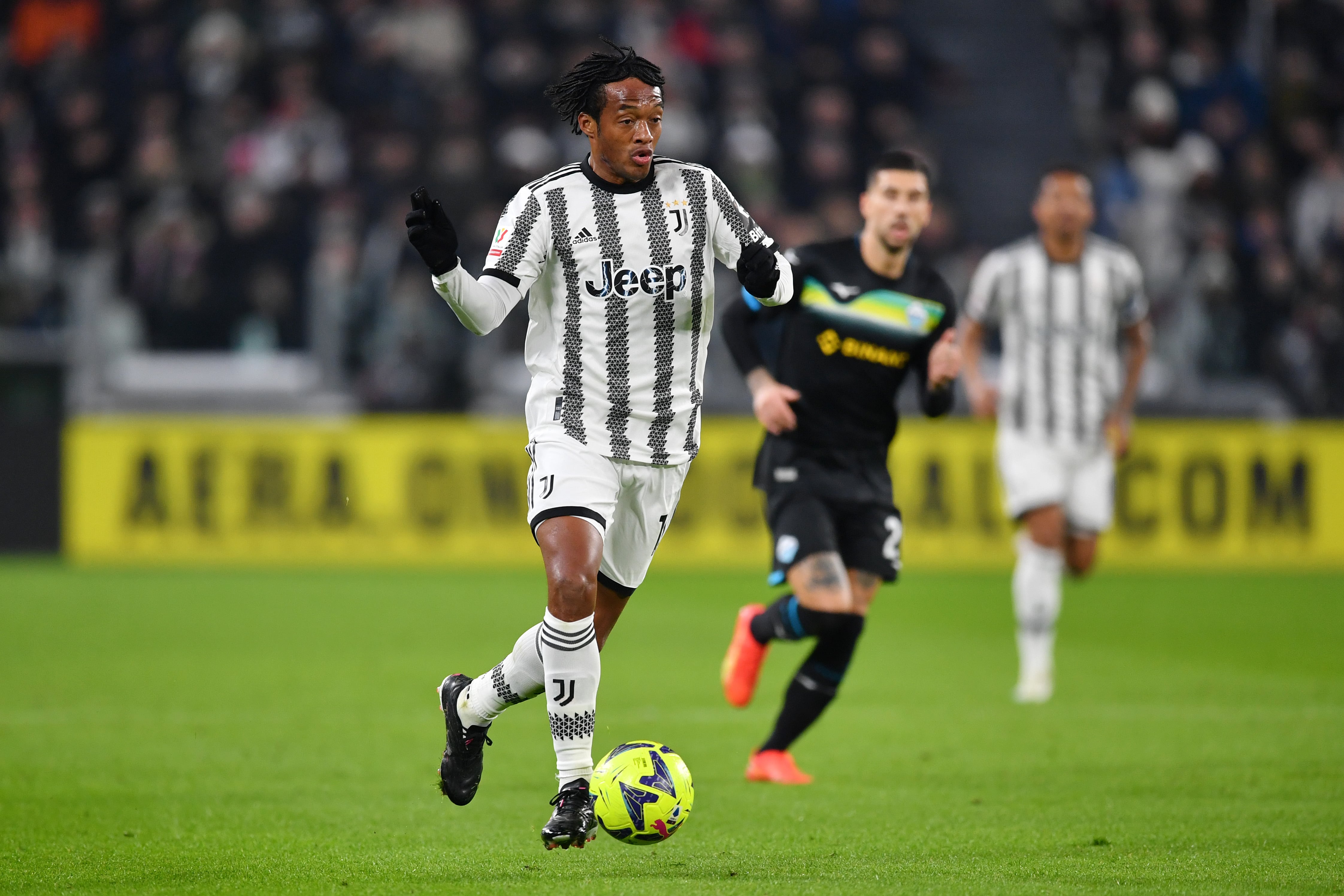 Juan Guillermo Cuadrado, futbolista de la Juventus en Copa Italia. (Photo by Valerio Pennicino/Getty Images)