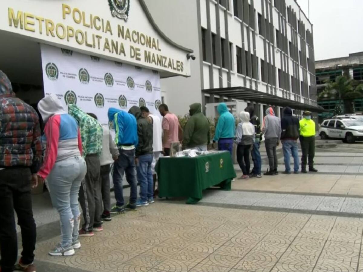 En Manizales capturan a los presuntos integrantes de ‘La Estrella’