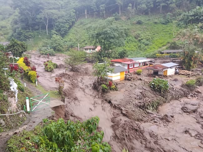 Emergencia en Andes, Antioquia- foto cortesía