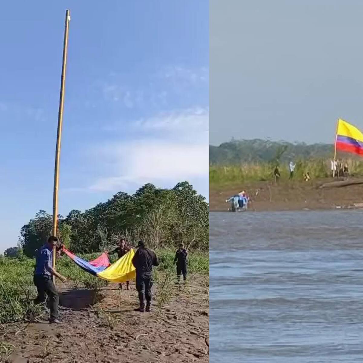 Perú denuncia provocación tras aparición de bandera colombiana en Santa Rosa de Loreto