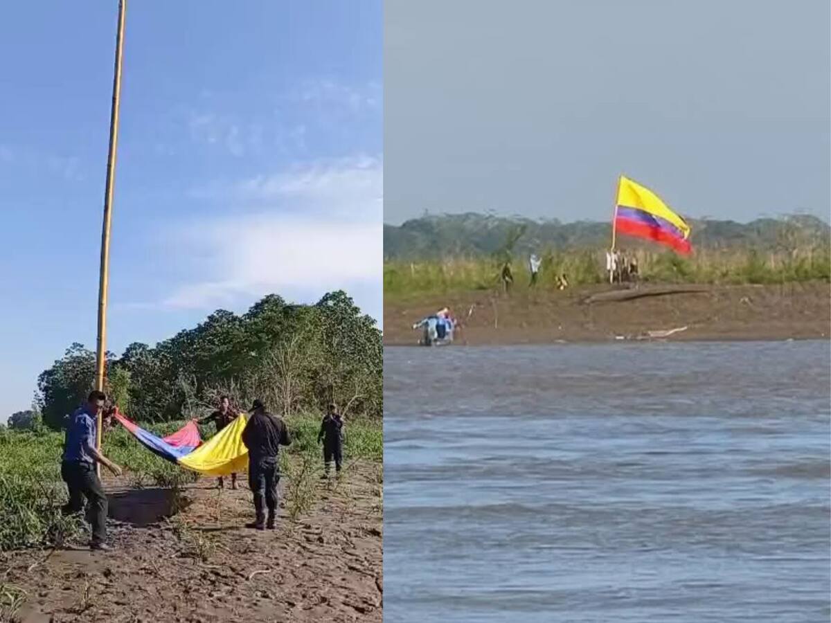 Perú denuncia provocación tras aparición de bandera colombiana en Santa Rosa de Loreto
