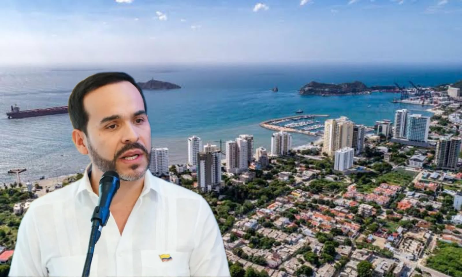 De la Espriella anuncia nueva solución para el agua de Santa Marta. Foto: X presidencia/Cortesía