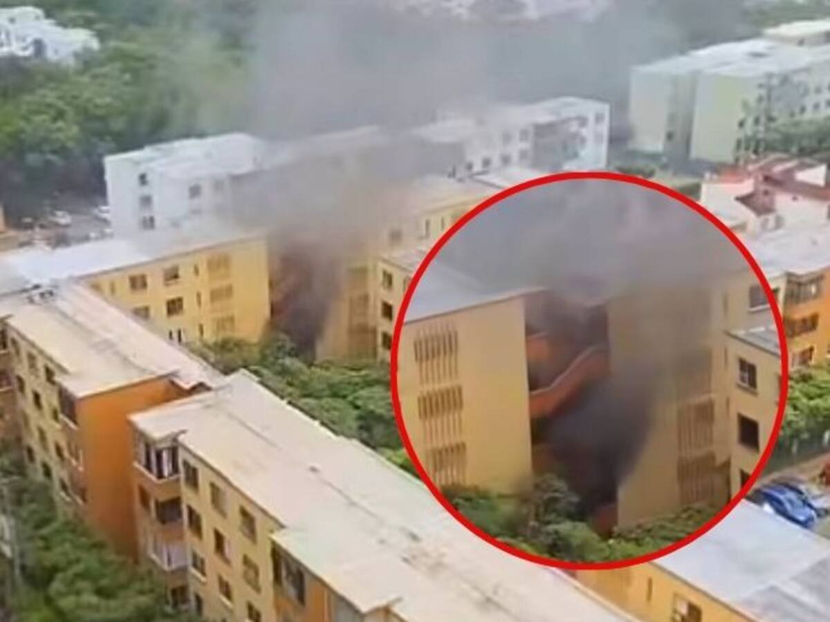 Emergencia en Floridablanca: Bomberos atendieron incendio en un apartamento. ¿Cuál fue la causa?