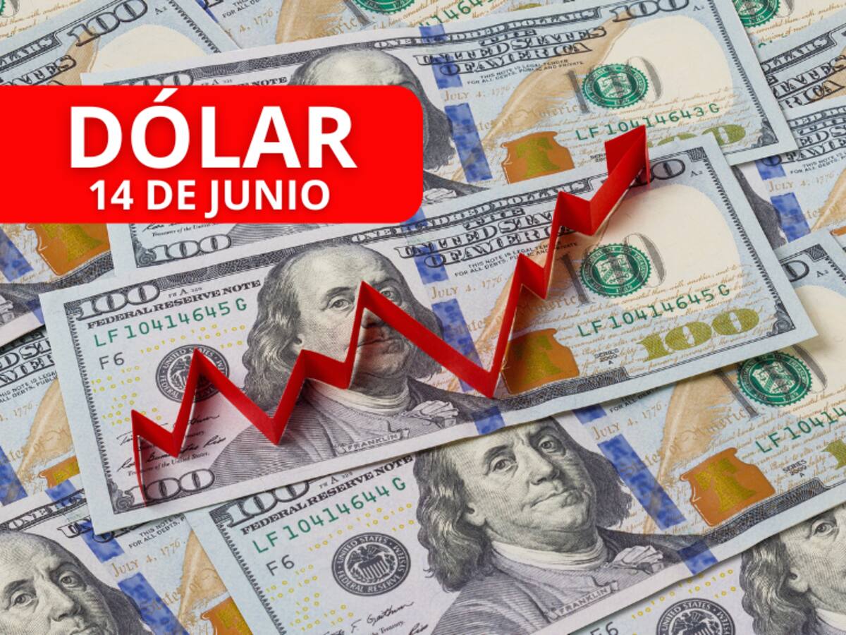 ¿Es momento de invertir? Así abrió el precio del dólar hoy 14 de junio en Colombia